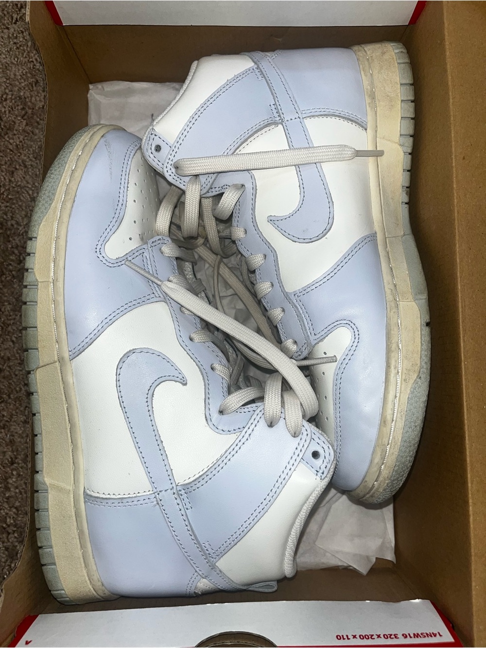 Nike Dunk High Sail Sneakers